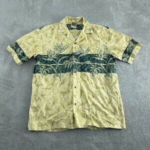 Vintage Hawaiian Shirt Winnie Fashion L 100% Cotton Made In Hawaii  0088